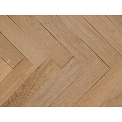 Инженерная доска AlixFloor, Английская ёлка, Дуб кремовый матовый