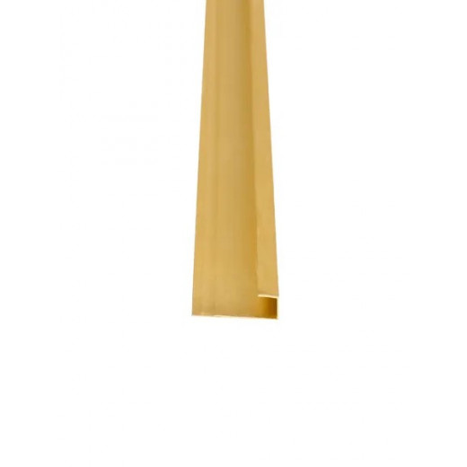 FM-03 Финишный молдинг (алюминий) ЖЕЛТОЕ ЗОЛОТО  2950*20*6mm