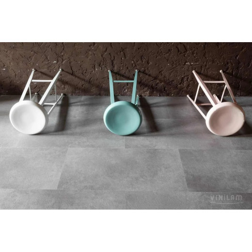 LVT-Плитка VINILAM Цемент 61609 Glue